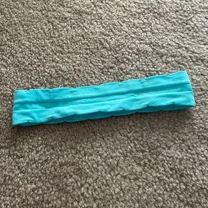 Light blue stretchable headband